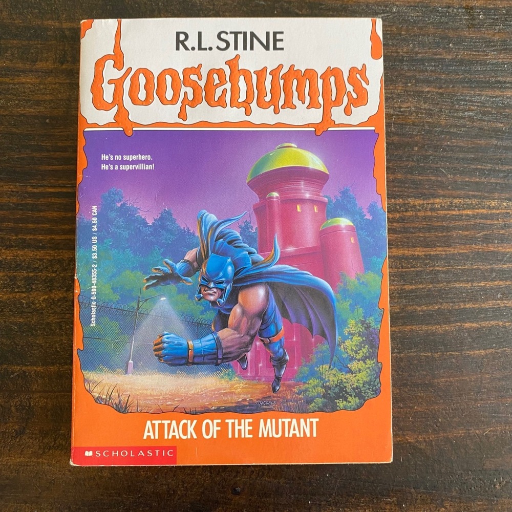 Goosebumps Attack of the Mutant RL Stine Kids First‎ Edition Book 1994